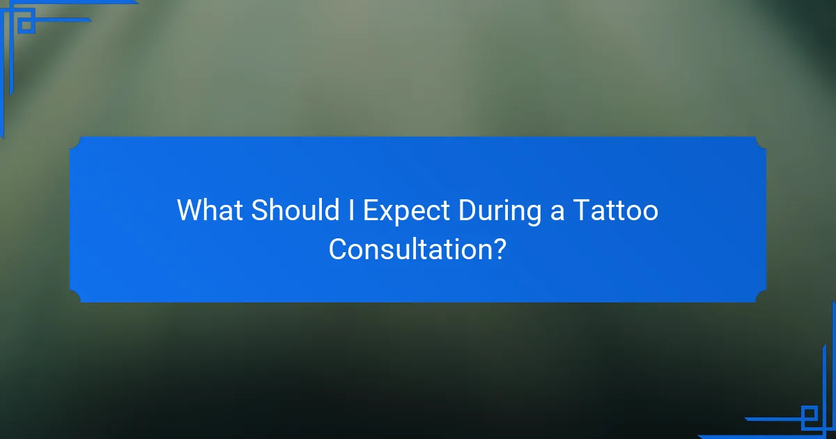 What Should I Expect During a Tattoo Consultation?